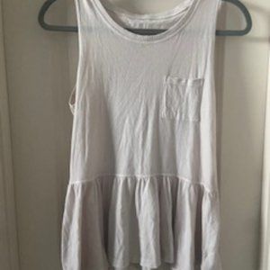 American Eagle Pink Ruffle Tank Top GREAT CONDITION WORN ONCE